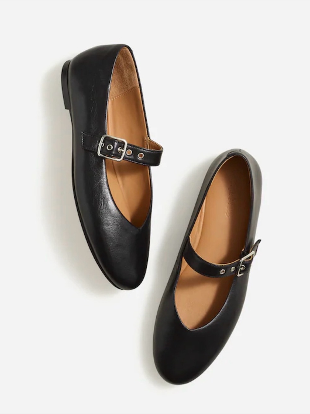 Madewell The Remy Mary Jane Flats Women’s Size 8 True Black Leather